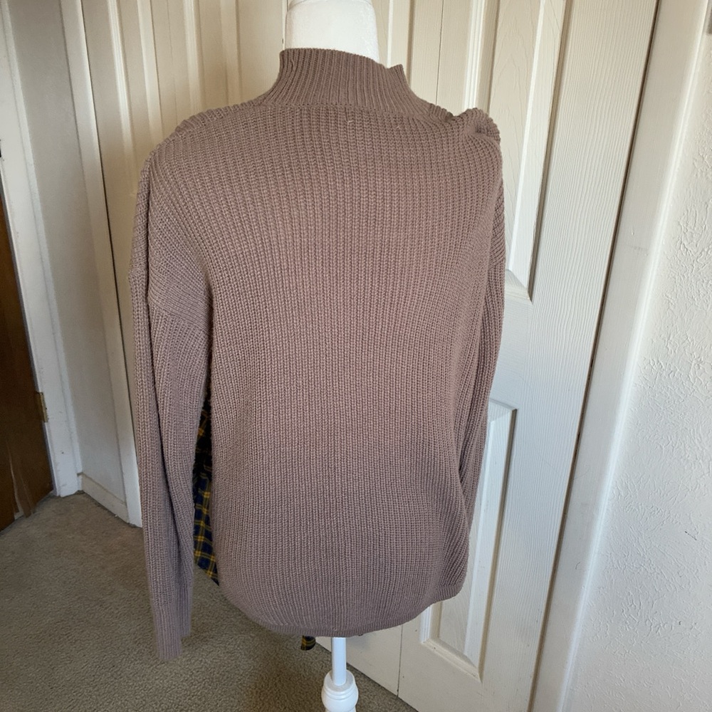 Women's Taupe Sweater - Picture 2 of 6